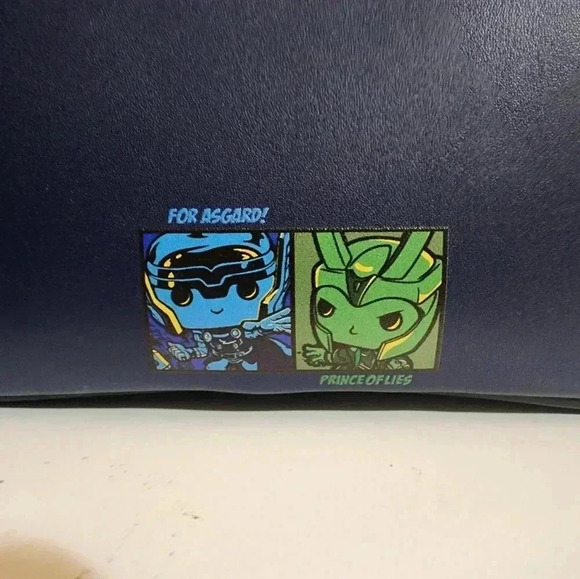 Loungefly Marvel Thor and Loki Funko Pop Glow In The Dark Mini Backpack New - Picture 5 of 7